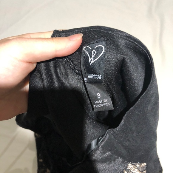 Formal Dress black and lace - Picture 3 of 3